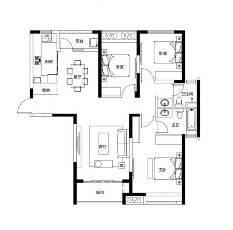 平面圖怎麼看|房屋平面圖怎麼看？1分鐘看懂建案格局圖尺寸、符號。